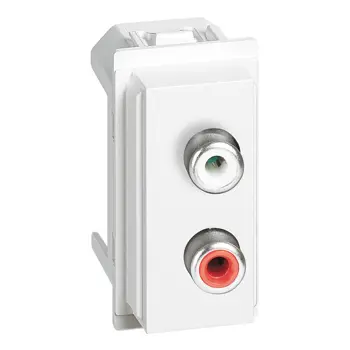 LNOW UTIC 2XRCA AUDIO BIJELA