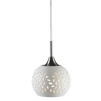 LOHALS VISILICA 1L 18CM STEEL/WHITE E14