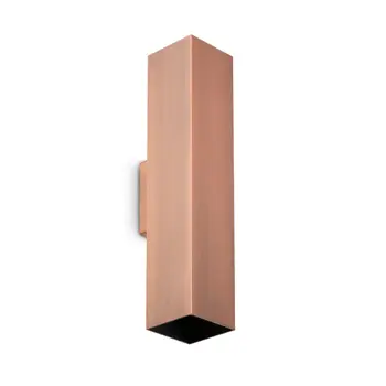 LOOK AP2 KVADRATNA ZIDNA SVJETILJKA D60 H300 2xGU10 BAKAR