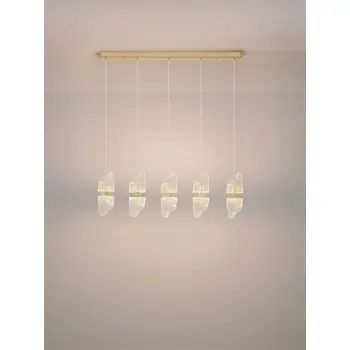 LUCIEN LED LUSTER ZLATNI/STAKLO 34W IP20 3000K TRIAK PRIGUŠLJIV