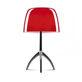 LUMIERE GRANDE E27, STOLNA LAMPA, TREŠNJA, CRNI, KROM