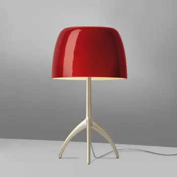 LUMIERE PICCOLA E14 STOLNA SVJETILJKA TREŠNJA / ŠAMPANJAC PRIGUŠIVA