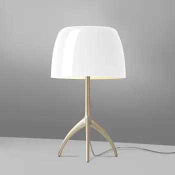 LUMIERE PICCOLA STOLNA SVJETILJKA E14 CHAMPAGNE/BIJELA FOSCARINI