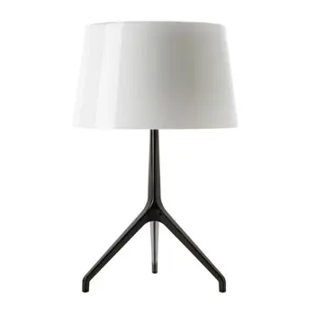 FOSCARINI LUMIERE XXL STOLNA SVJETILJKA KROM CRNA/BIJELA