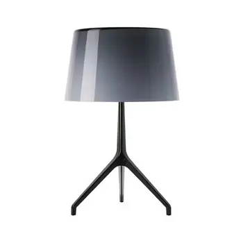 FOSCARINI LUMIERE XXS STOLNA SVJETILJKA KROM CRNA/BIJELA