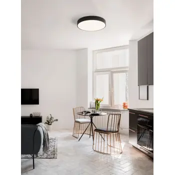 HADON PLAFONJERA LED/3000K/30W/3353Lm/CRNA  & WHITE