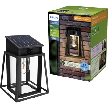 LYSIN PHILIPS solarna zamjenska rasvjeta RT White Ambiance kvadratna 27K crna IR