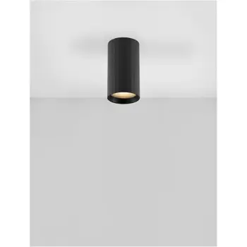 MARE ZIDNA LAMPA GU10/10W/CRNA