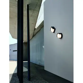 MAX VANJSKA ZIDNA SVJETILJKA LED 12W/3000K/1307lm/IP65/TAMNO SIVA