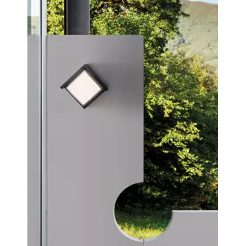 MAX VANJSKA ZIDNA SVJETILJKA LED 12W/3000K/630lm/IP65/TAMNO SIVA