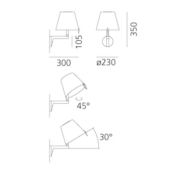 melampo-zidna-svjetiljka-ecru-5w-220v-240v-349lm-44383-02170840.webp