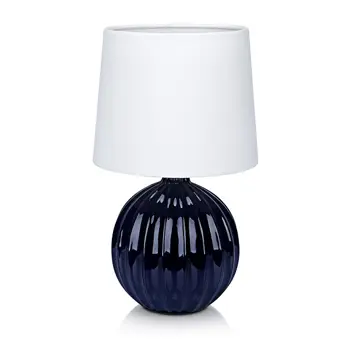MELANIE STOLNA LAMPA PLAVO/BIJELA E14