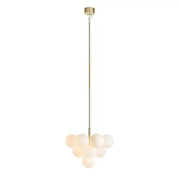 MERLOT VISILICA 13L BRASS/WHITE G9