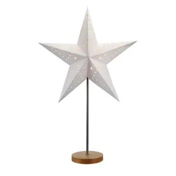 MIKKE STOLNA ZVIJEZDA BIJELA 65cm 1x25W/E14/2,5m