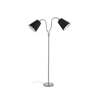 MODENA STAJAĆA SVJETILJKA 2L STEEL/BLACK E27