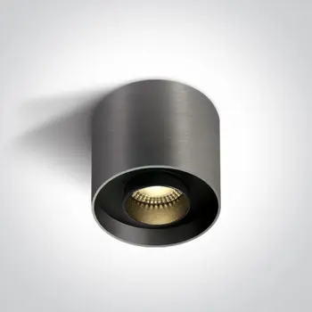 NADGRADNA STROPNA SVJETILJKA LED 22W WW IP20 230V SIVI METAL