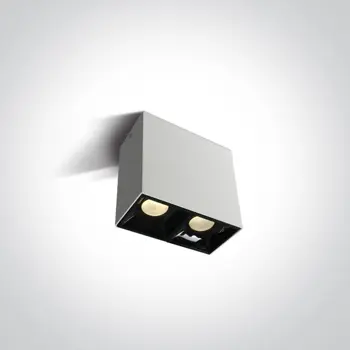 NADGRADNA SVJETILJKA 2x7W WW 36deg IP20 100-240V BIJELA KOCKASTA