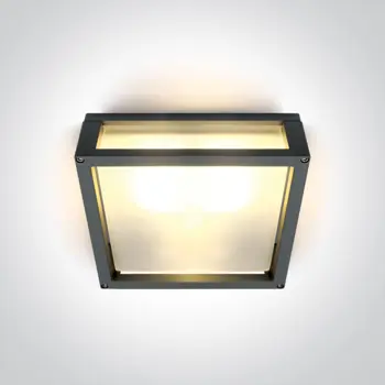 NADGRADNA SVJETILJKA E27 2x12W/IP54/230V/ANTRACIT