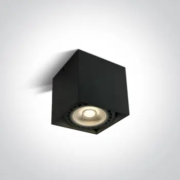 NADGRADNA SVJETILJKA KVADRATNA/CRNA/1XGU10 AR111 max 15W