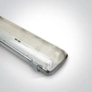 NADGRADNA VODOTJESNA LAMPA IP65 2XT8 LED TUBE 1500MM PC/PC (BEZ CIJEVI)  IK08