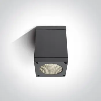 NADGRADNI LED REFLEKTOR 6W/3000K/440lm IP54 ANTRACIT