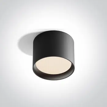 STROPNA SVJETILJKA LED/12W/CCT/1200lm/120°/230V UGR19 fi100×75mm IP44 CRNA