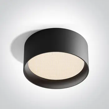 STROPNA SVJETILJKA LED/30W/CCT/3000lm/120°/230V UGR19 fi200×85mm IP44 CRNA