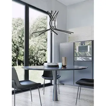 NARVI VISILICA LED 60W/3000K/1847lm/DIMM/IP20/CRNA