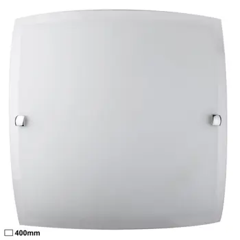 NEDDA STROPNA SVJETILJKA E27 2X MAX 60/OPAL STAKLO/IP20