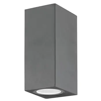 NERO VANJSKA ZIDNA SVJETILJKA GU10 2x7W/IP54/TAMNO SIVA