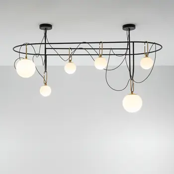 nh S5 ELLIPTIC LUSTER CRNI/STARO ZLATO 46W 220-240V 3772lm