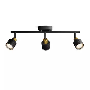 NIALL PHILIPS LED reflektor SPOT 3XGU10 crno-zlatni