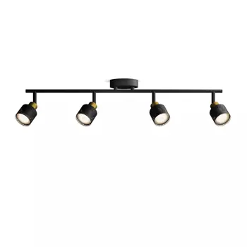 NIALL PHILIPS LED reflektor SPOT 4XGU10 crno-zlatni