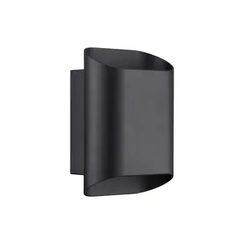 NICO 22 ROUND MAXI ZIDNA LAMPA CRNA GU10/IP54/15W/220-240V