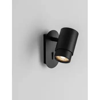 NIME ZIDNI REFLEKTOR CRNI LED MR16/GU10 1x10W 100-240V IP20