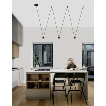 NOCCI VISILICA LED 13,5 WattW/3000K/660lm/IP20/CRNA