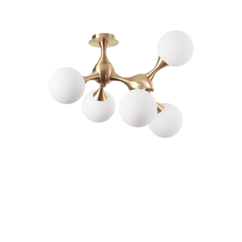 NODI STROPNA LAMPA PL5 OTTONE E14