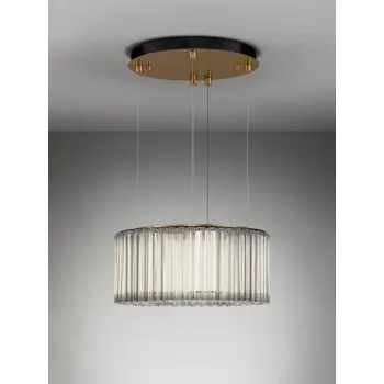 NOL STAKLENI LED LUSTER 49W IP20 3000K TRIAK PRIGUŠLJIV