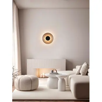 NOUS ZIDNA LAMPA LED /3000K/8W/72Lm/CRNA NICKEL & SMOKY