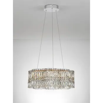 NUVIA KRISTALNI LED LUSTER 34W IP20 3500K TRIAK PRIGUŠIV