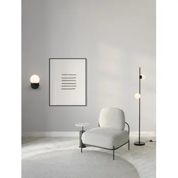 NUVOLE ZIDNA LAMPA LED 8W/3000K/400lm/ /IP20/CRNA