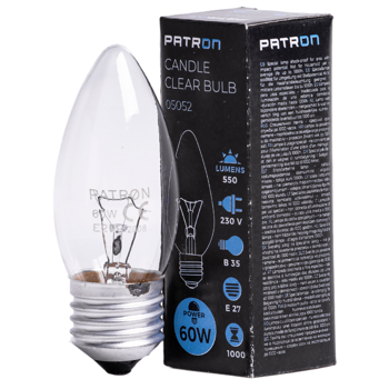 OBIČNA ŽARULJA SA ŽARNOM NITI E27 60W B35 230V CL