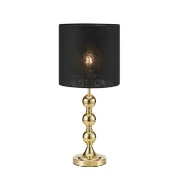 OCTO STOLNA LAMPA BRASS/BLACK E27
