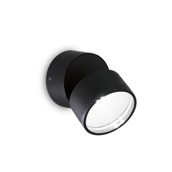 OMEGA LED ZIDNA SVJETILJKA AP CRNA 4000K IP54