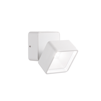 OMEGA LED ZIDNA SVJETILJKA AP KVADRATE BIJELA 4000K IP54