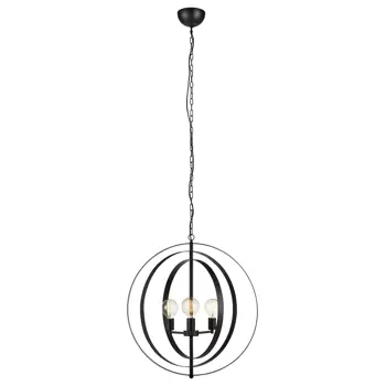 ORBIT VISILICA MATT CRNA E27