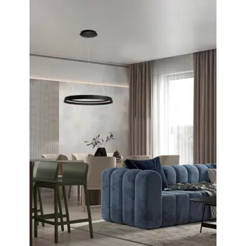 ORMI VISILICA LED /2700-3000K/52W/3717Lm/CRNA