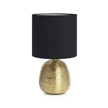 OSCAR STOLNA LAMPA CRNO/ZLATNA E27