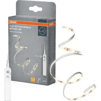 OSRAM SAMOLJEPLJIVA LED TRAKA NA BATERIJE SENZOR  2M/150lm/3,8W/3000K 3xAAA