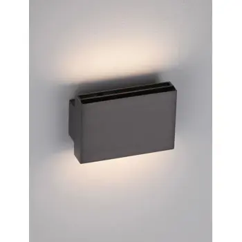 OTI ZIDNA LAMPA SREBRNA LED 10W 487lm 3000K IP20